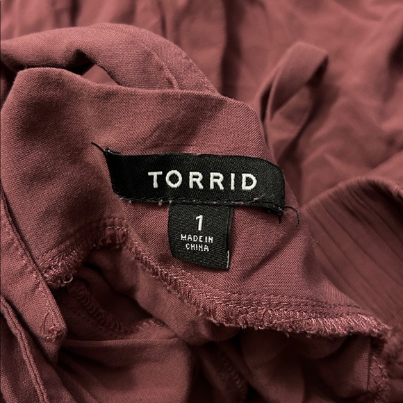 Torrid Mauve Mini Challis Skirtall - Picture 9 of 9